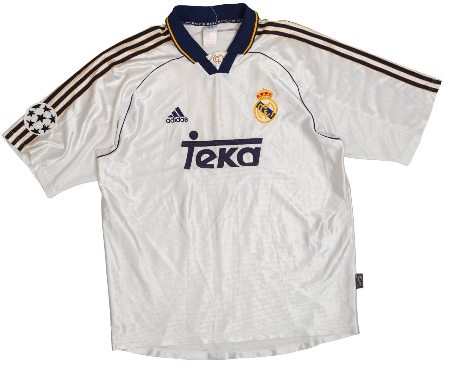 Camisa retro Adidas Real Madrid 1998 1999 I jogador 
